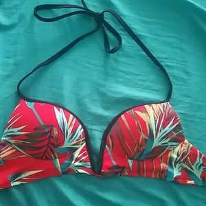 Padded PINK! bikini top